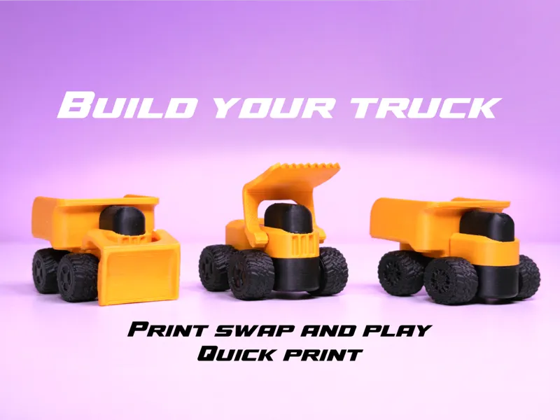 Articulated Toy - Modular Truck - assembly toy