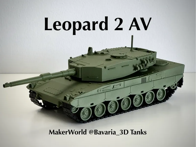 Leopard 2 AV Prototype Main Battle Tank 1/35 Scale