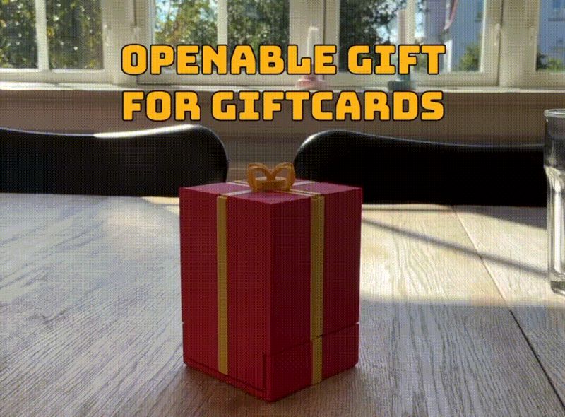Pop-Up Present for Gift Cards (Fits on A1 Mini)