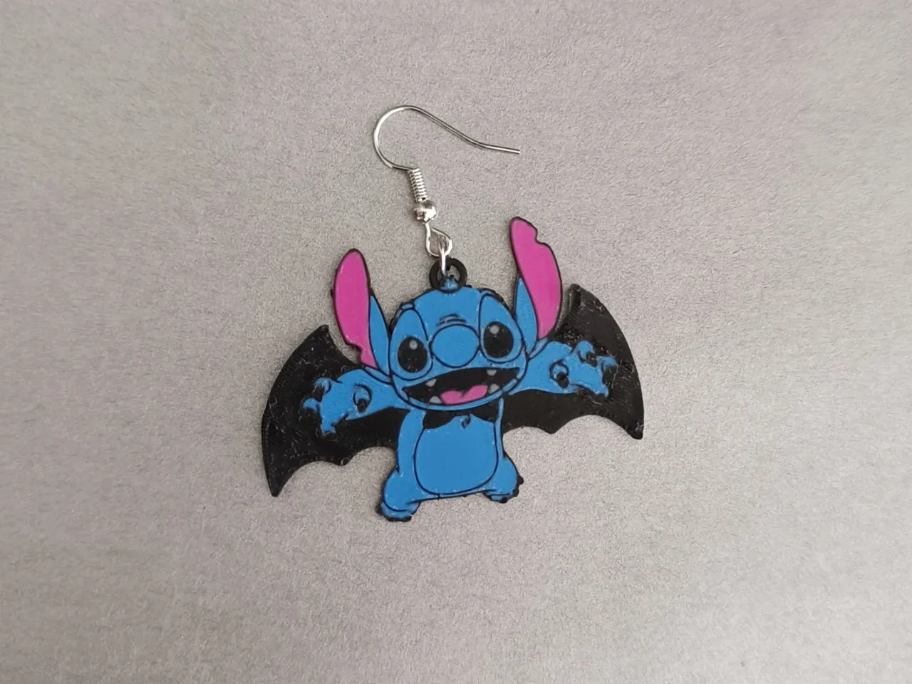Stitch Vampire Earrings (Halloween) view 3