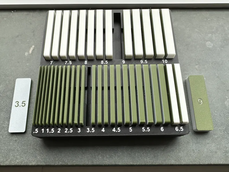 Setup blocks 0.5 - 10mm