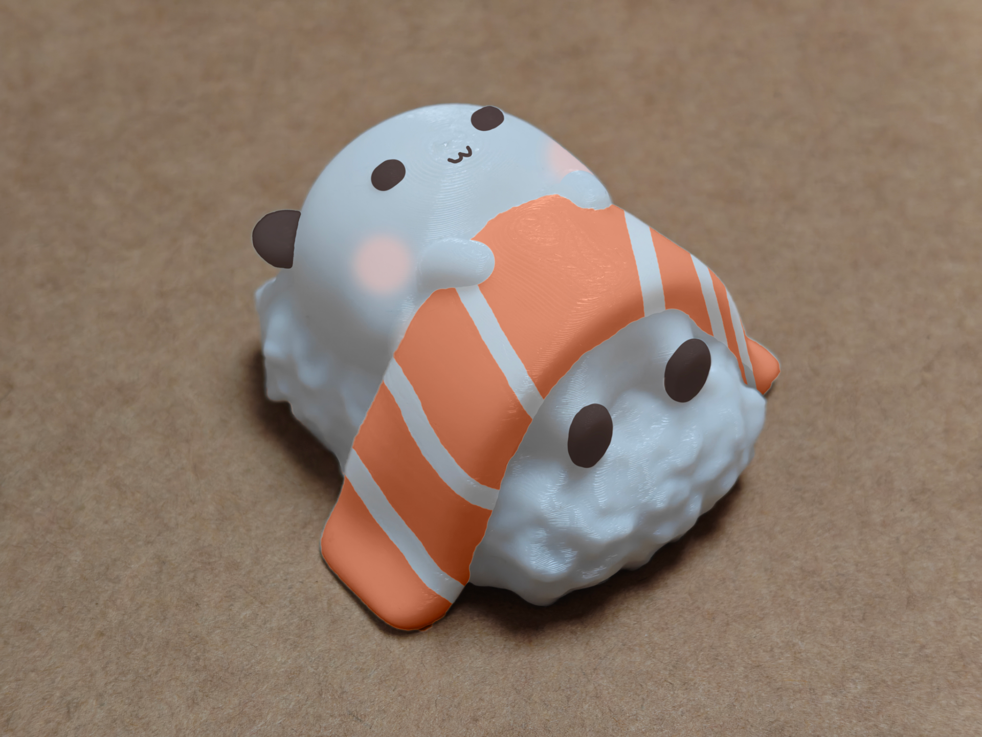 情侣熊系列-手握寿司一二（Couple Bear-salmon_sushi_Yier）