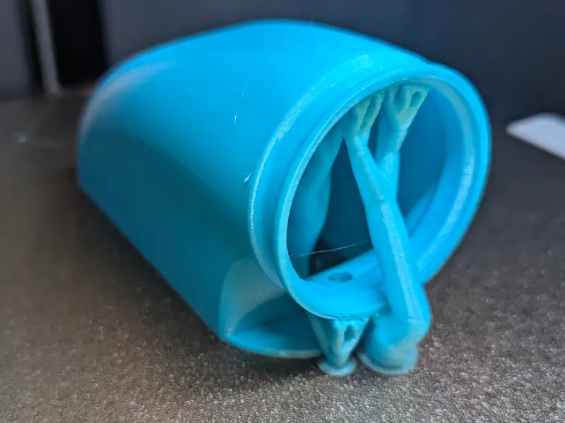Poop shoot for hose or bag
