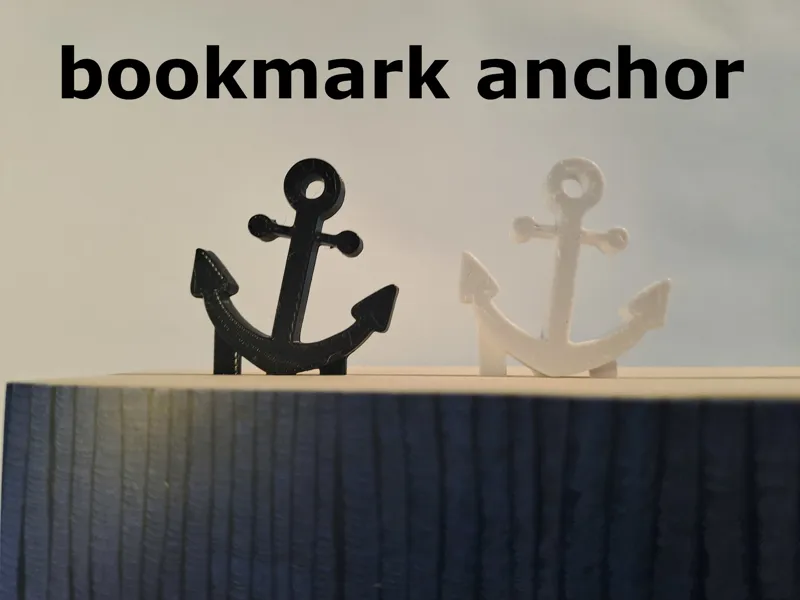 Lesezeichen Anker - Boot / Segelboot 