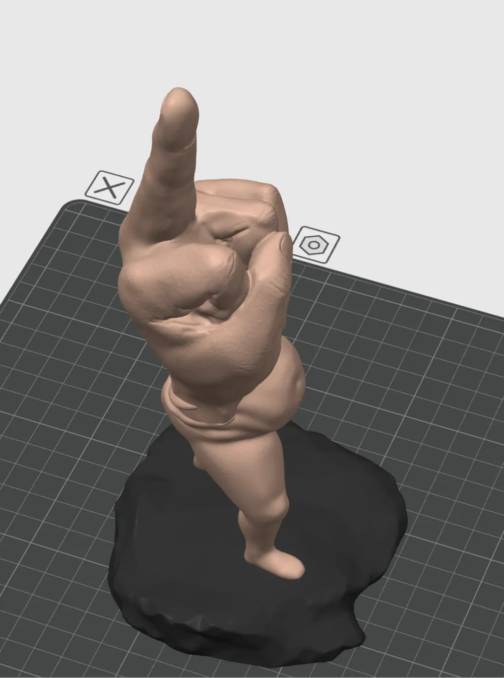middle finger with legs by user_553309337 MakerWorld: Download Free 3D ...
