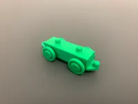 4 wheels and platform / 0.2mm layer, 2 walls, 10% infill