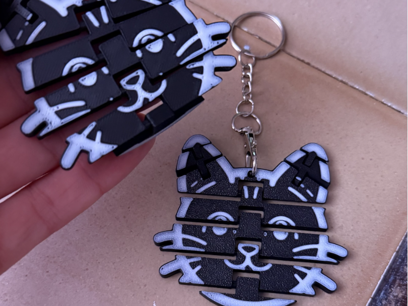 chat flexy porte clef 