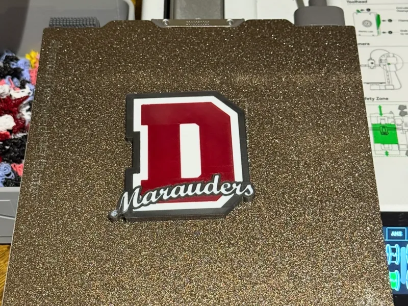 Dedham Marauders Magnet