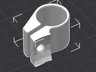 Lenkerklemme 22mm für Bosch Kiox Upgrade