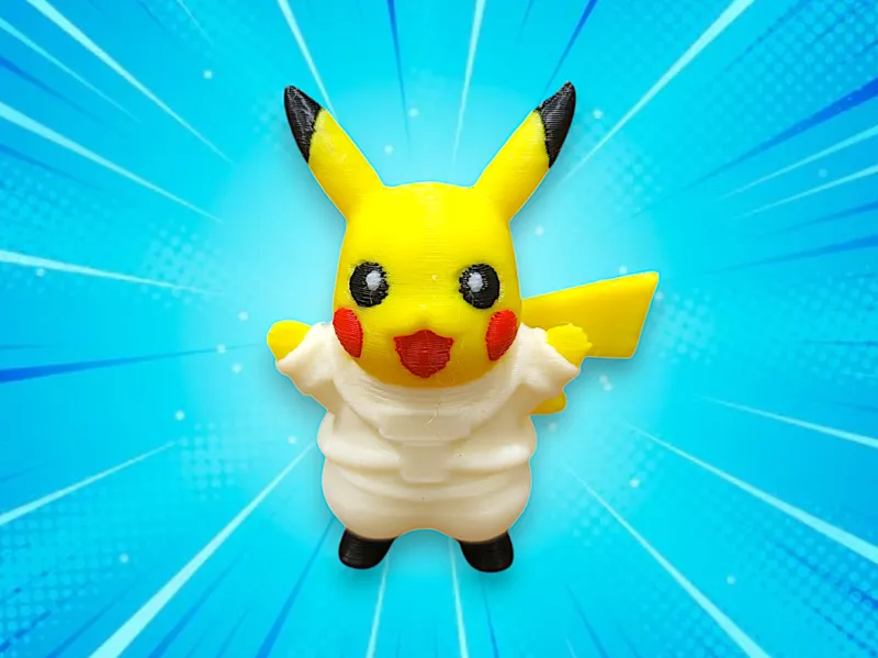 Astronaut Pikachu (No Helmet) 