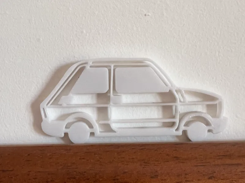 Fiat 126 maluch silhouette