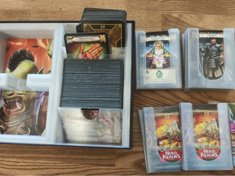 Hero Realms - insert for base and some addons