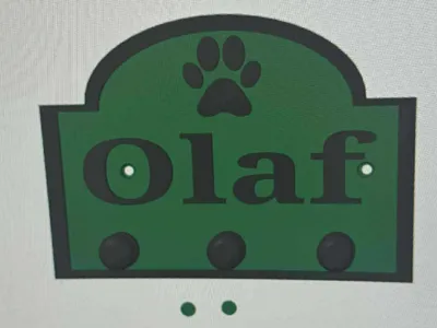 Personalized Dog Leash Holder