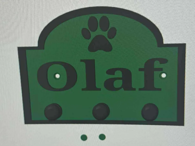 Personalized Dog Leash Holder