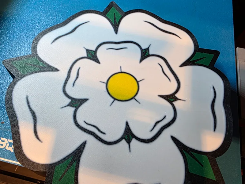 Yorkshire Rose Light Box