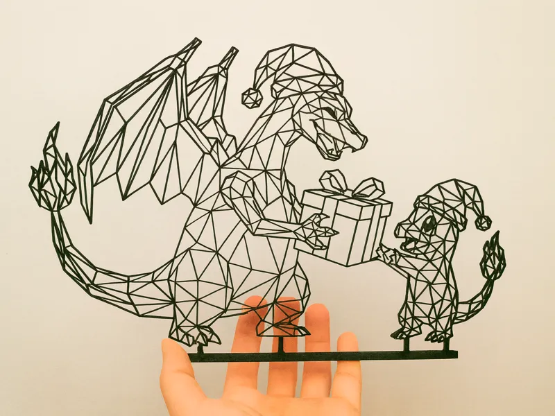 Charizard V.1 – Flame of Festivity