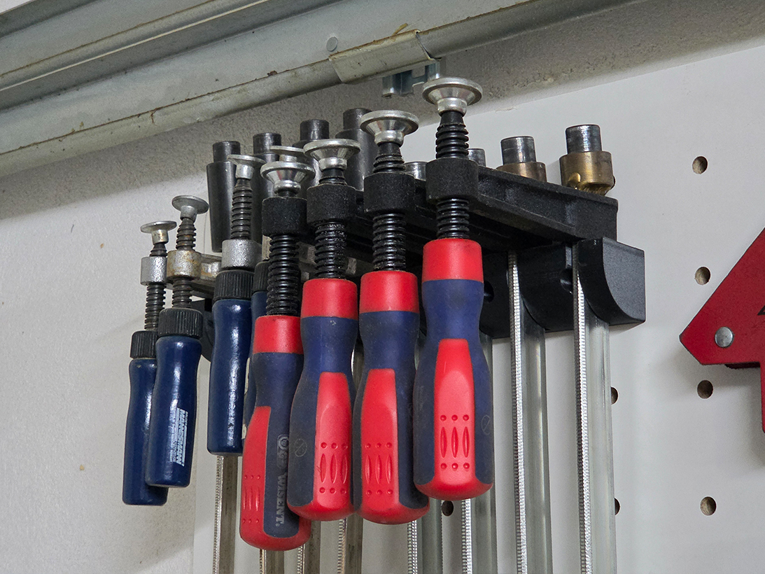 Clamp Holder - Pegboard 50x50x8mm