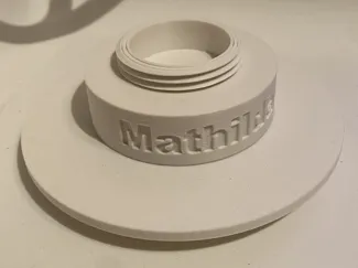 Mondlampe mit Teelichtsockel