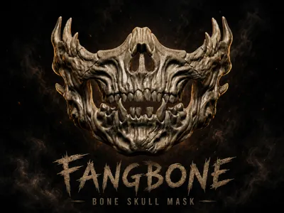 Fangbone Skull Mask