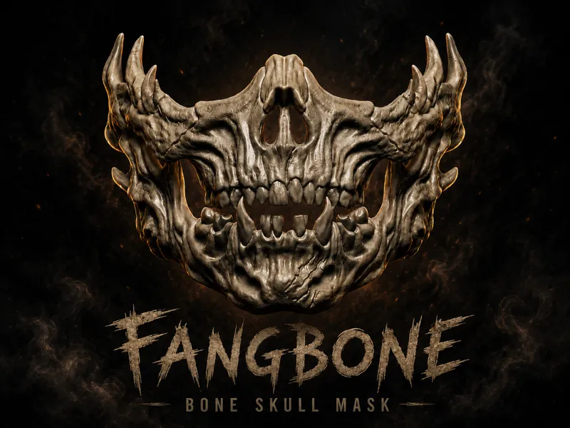 Fangbone Skull Mask