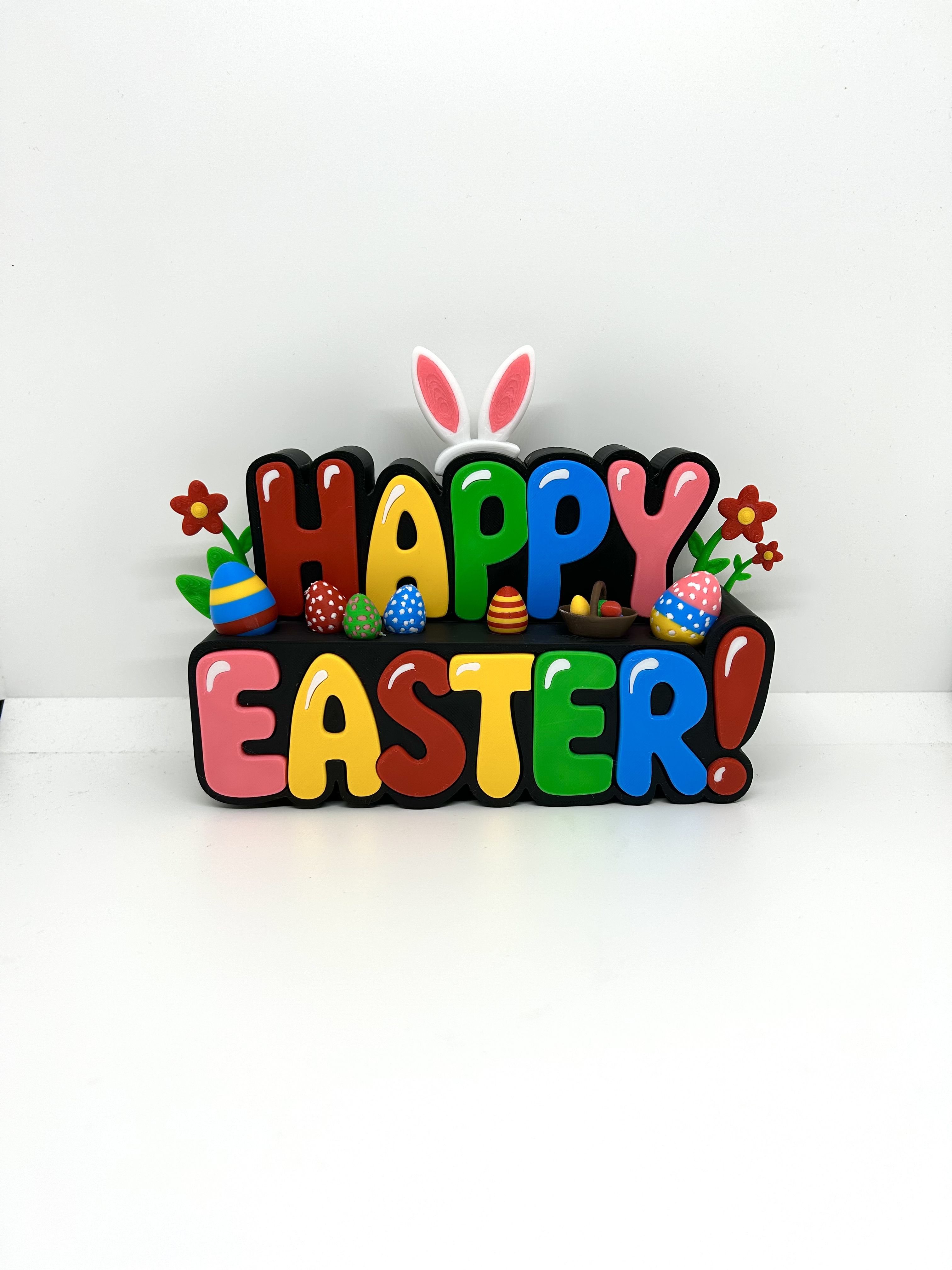 Miniatura 2 do modelo 3D Three-dimensional happy easter  - Multi-part