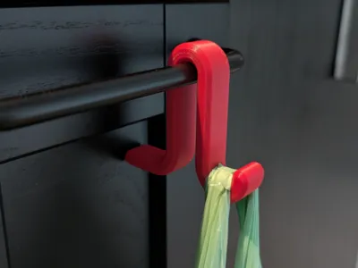 Hanger for Ikea LERHYTTAN and BAGGANÄS combination