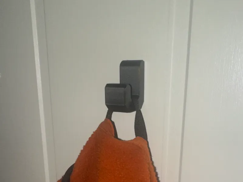 Wall Hook with hidden screw fastening