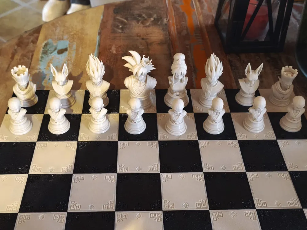 DB Heroes Chess Pieces - Free 3D Print Model - MakerWorld