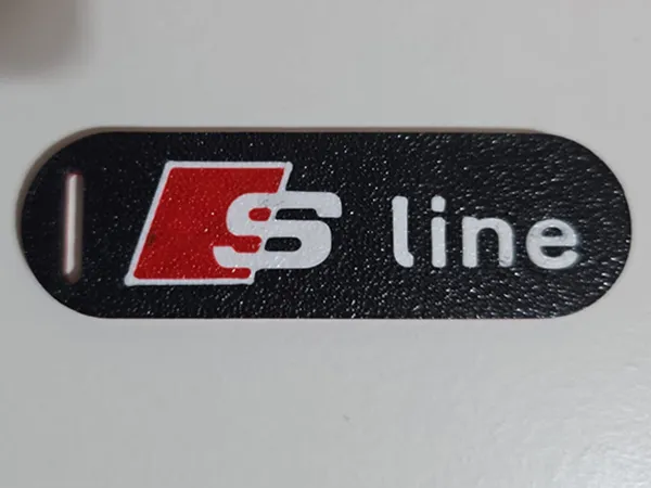 AUDI S-LINE KEYCHAIN - Free 3D Print Model - MakerWorld