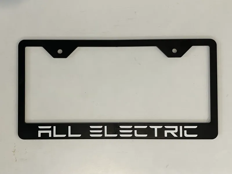 License Plate Frame/Cover for Electric Cars/EVs