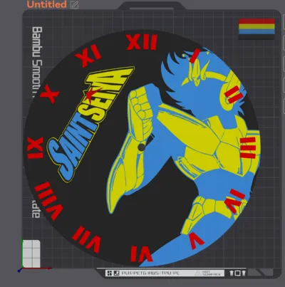 saint seiya Clock