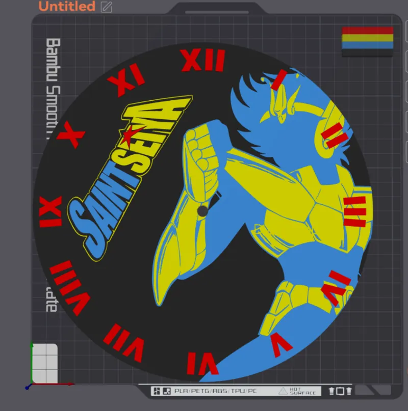 saint seiya Clock