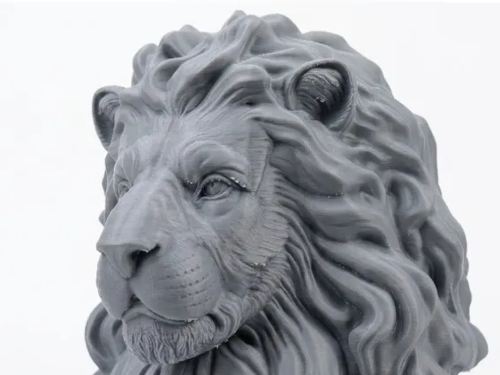 Busto di Leone - Scultura Digitale 