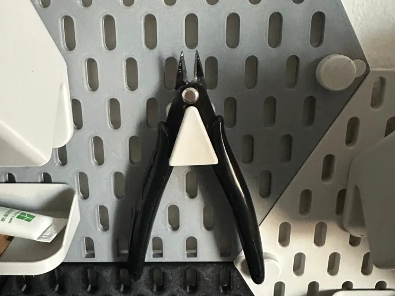 Tool Hooks Set for SKADIS Hex Pegboard