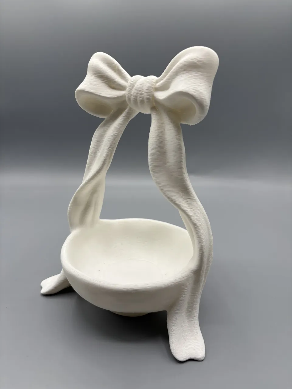 Coquette Bow Catchall Dish Cute Jewelry & Key Tray view 4