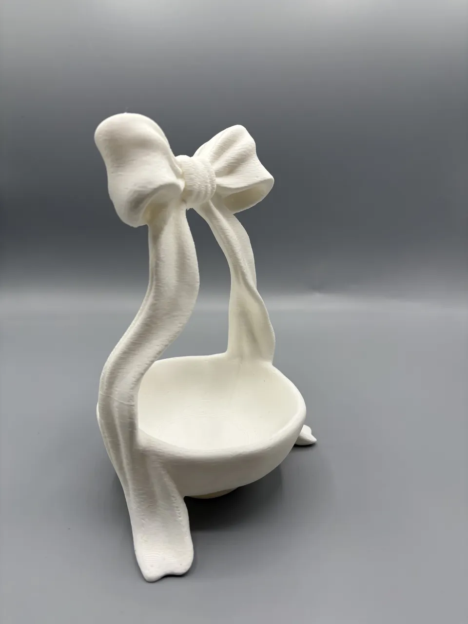 Coquette Bow Catchall Dish Cute Jewelry & Key Tray view 2