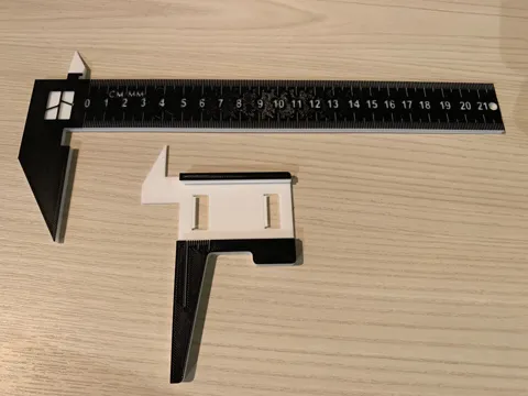 Regla de calibre Vernier, 150 o 220 mm — referencia de MakerWorld