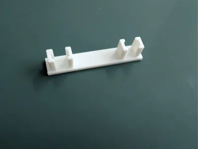 Curtain track end cap