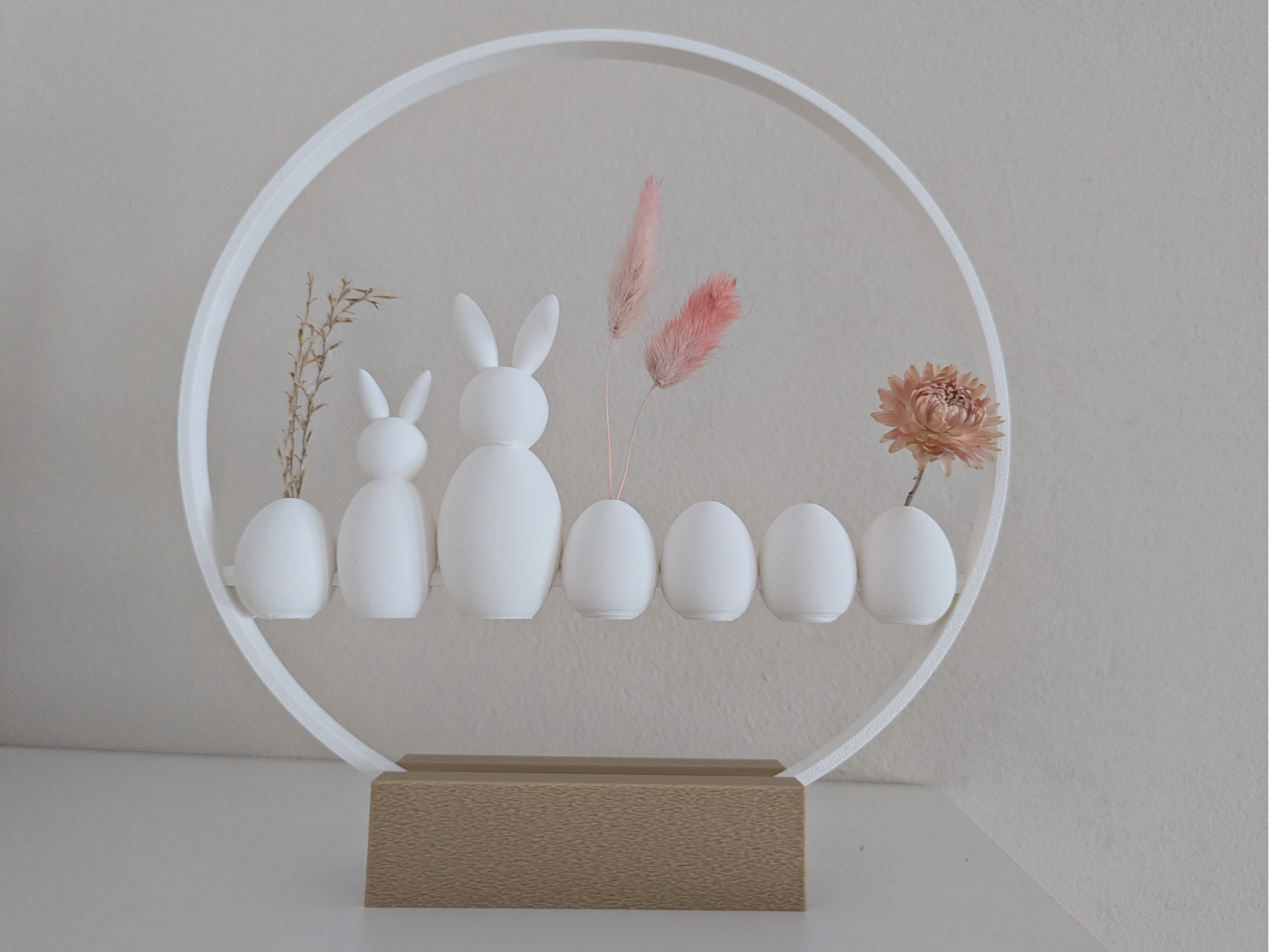 Minimalist Easter Hoop / Easter wreath