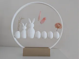 Minimalist Easter Hoop / Easter wreath