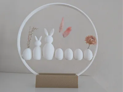 Minimalist Easter Hoop / Easter wreath