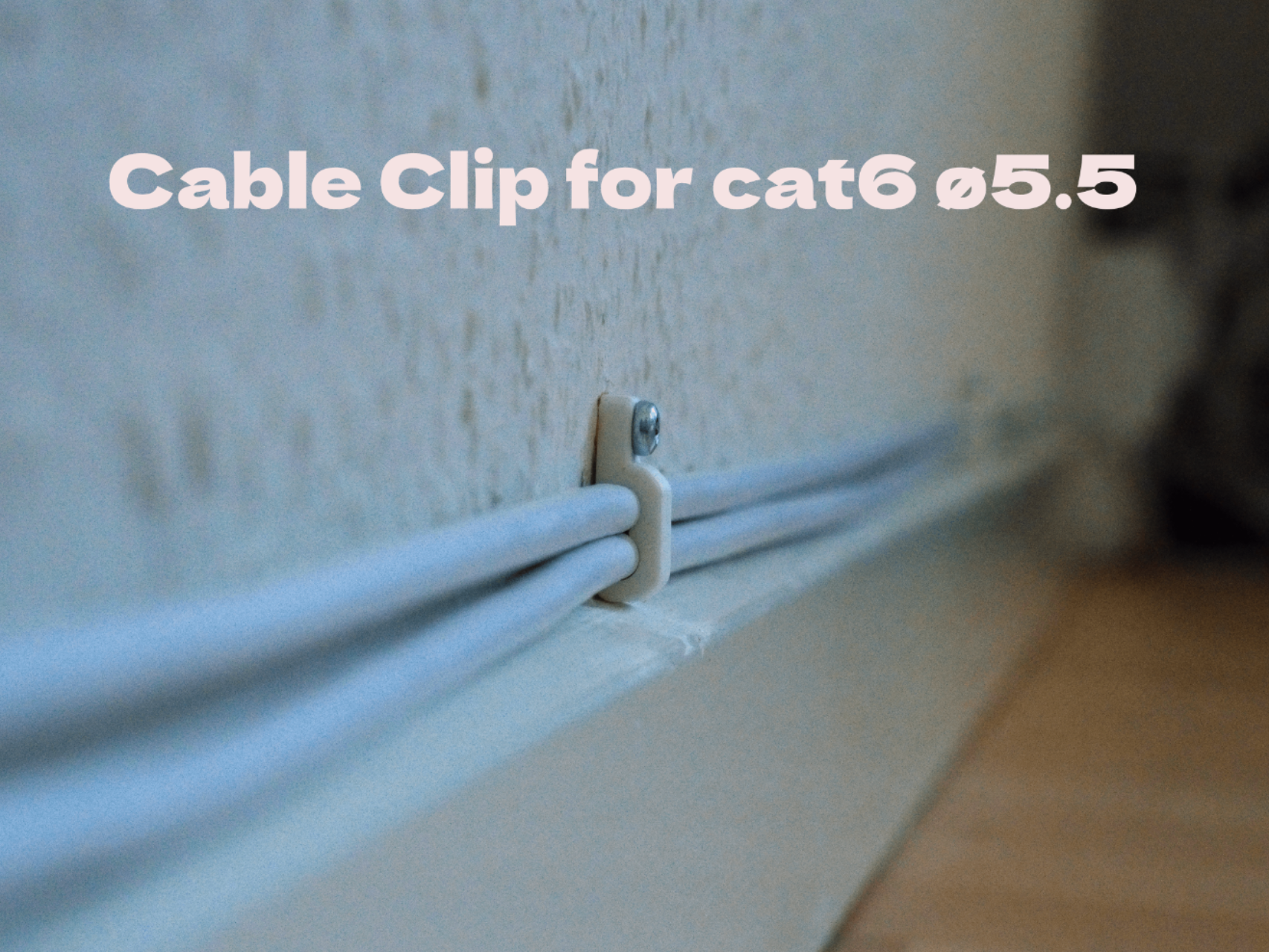 Cable Clip for cat6 ø5.5