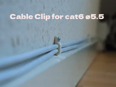 Cable Clip for cat6 ø5.5