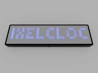 AWTRIX Pixel Clock display