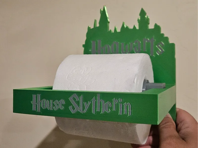 Harry Potter House Slytherin Toilet Paper Holder