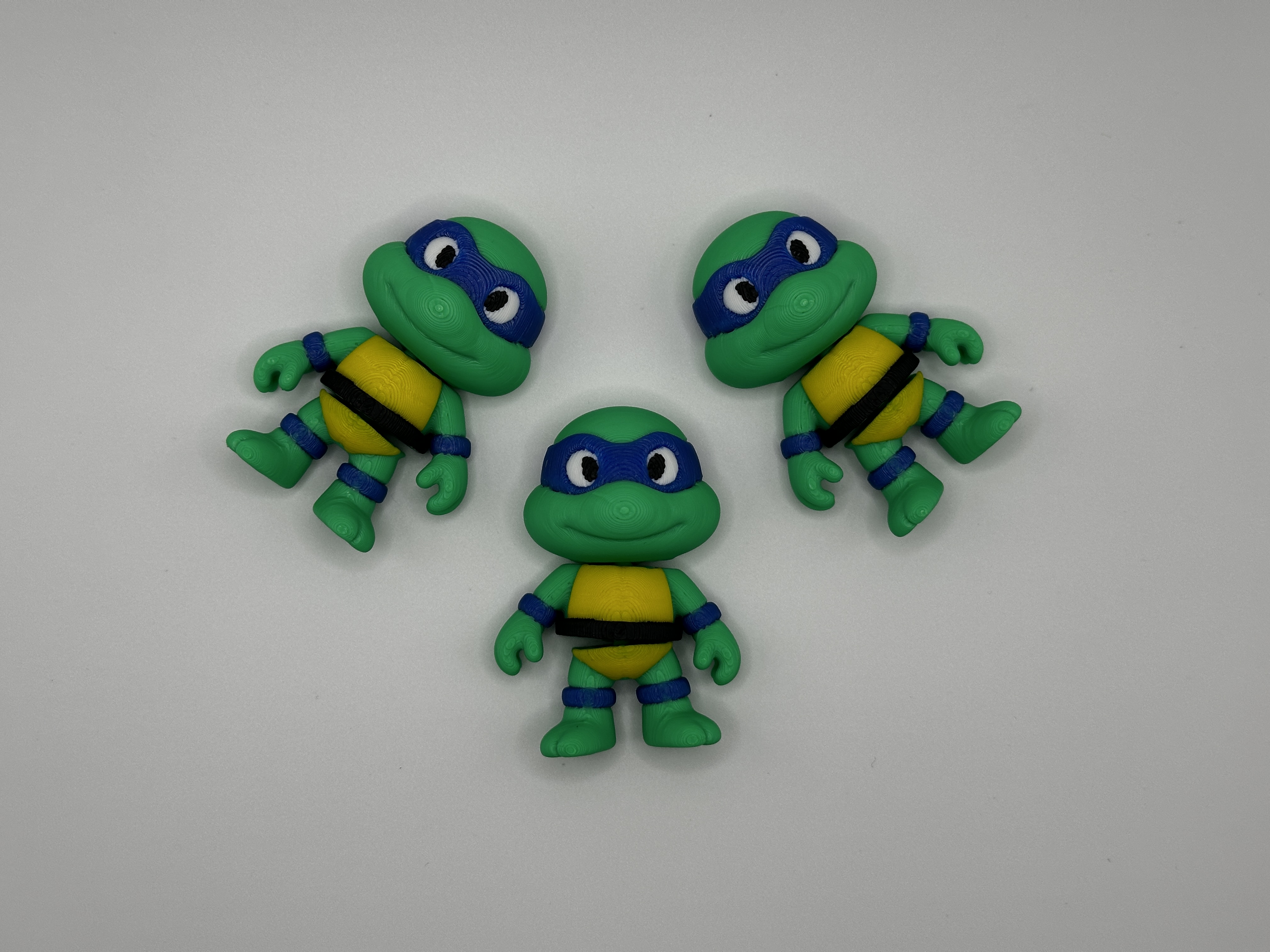 Miniatura 2 do modelo 3D Flexi Leonardo - TMNT