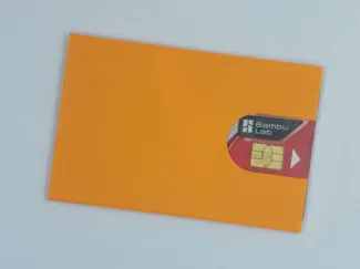 One credit card holder (with embossed numbers)