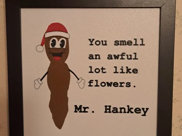 Mr. Hankey Bathroom Sign