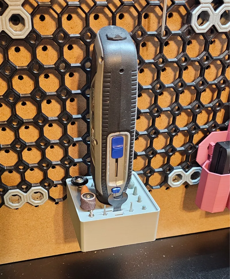 Multiboard Compatible Dremel Lite & Bits Holder