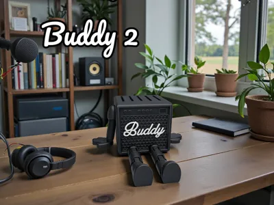 Amp Buddy- Plectrum/Pick Holder